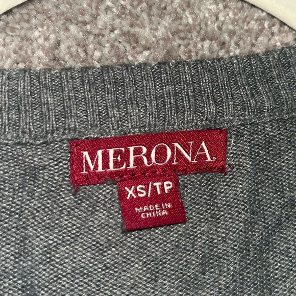 Gray Argyle Sweater - Picture 3 of 3